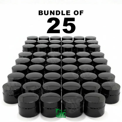 50g Black Empty Night Cream Jar with Double - Walled Protection Airtight Cap