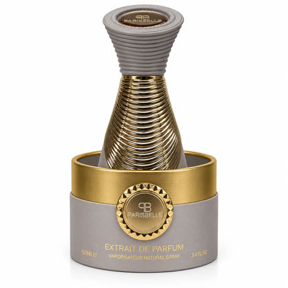 Caramel Rush 100ml perfume bottle on white background