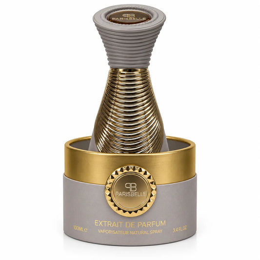 Caramel Rush 100ml perfume bottle on white background