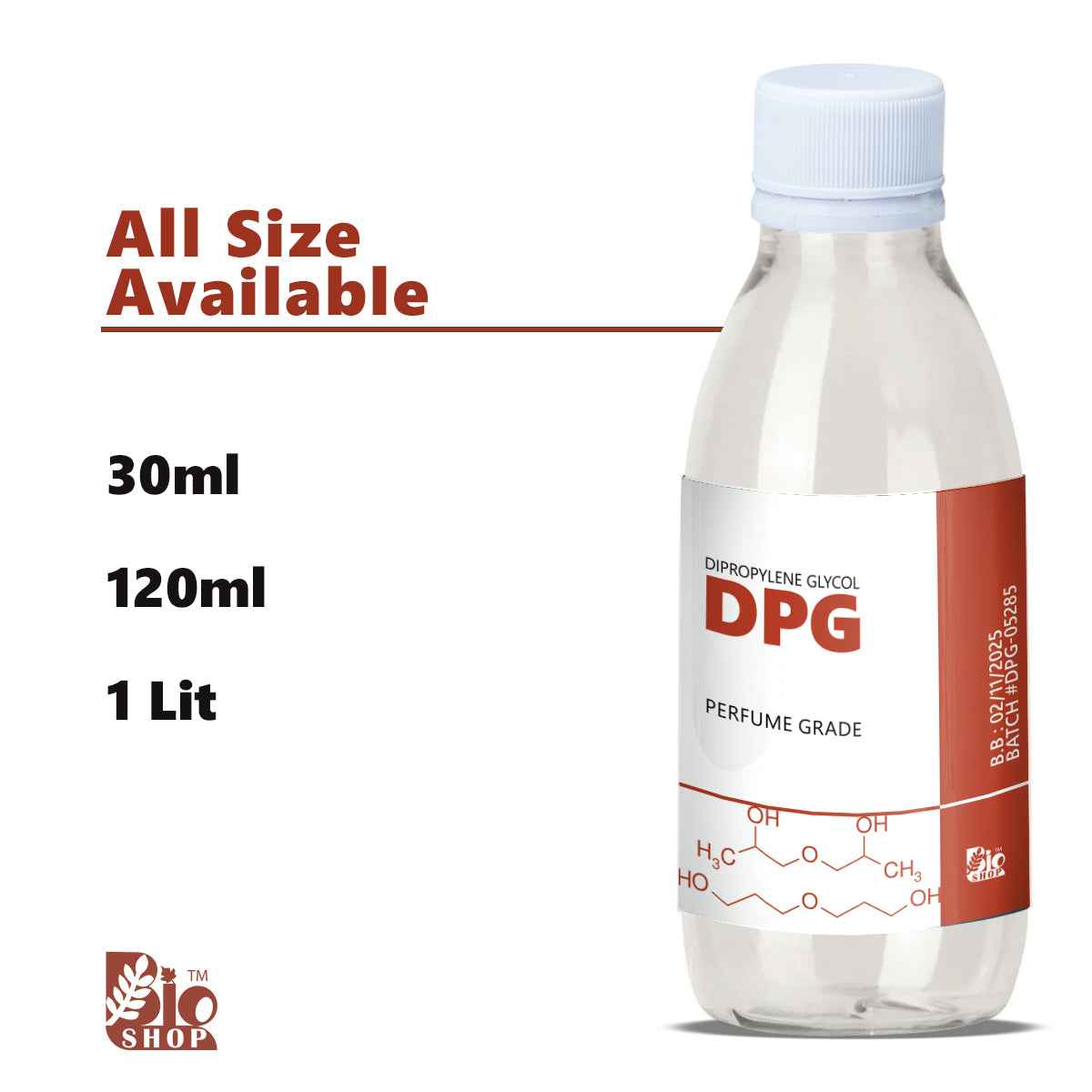 Dipropylène glycol DPG GRADE PARFUMERIE ET COSMETIQUE 99,9% 1 kg Dipropylène glycol DPG GRADE PARFUMERIE ET COSMETIQUE 99,9% 1 kg