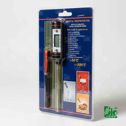 Digital Probe Thermometer (WT-1) – Stainless Steel Sensor | -50°C to 300°C