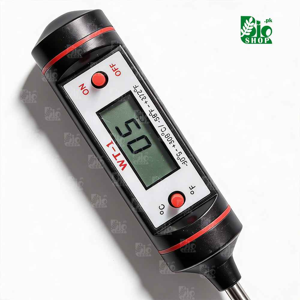 Digital Probe Thermometer (WT-1) – Stainless Steel Sensor | -50°C to 300°C