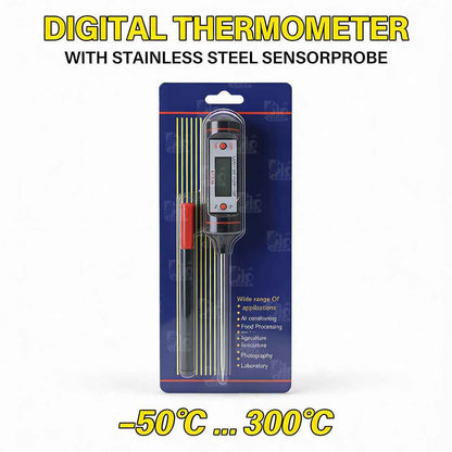 Digital Probe Thermometer (WT-1) – Stainless Steel Sensor | -50°C to 300°C
