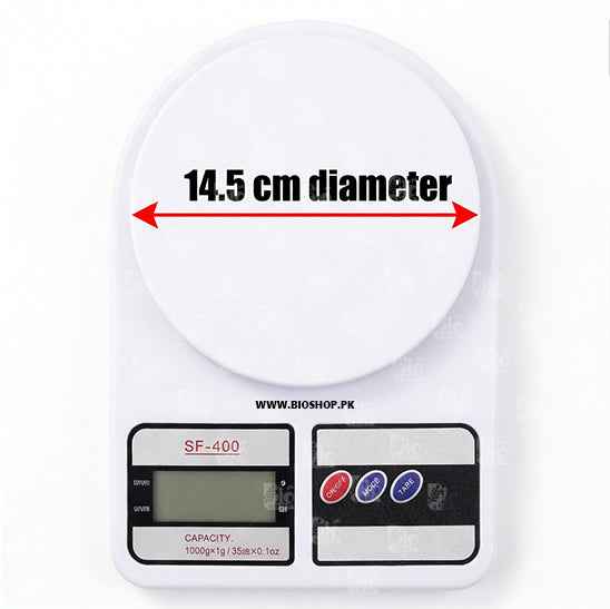 High Precision Digital Kitchen Scale – 10kg Capacity | 1g Accuracy | Grams & Ounces