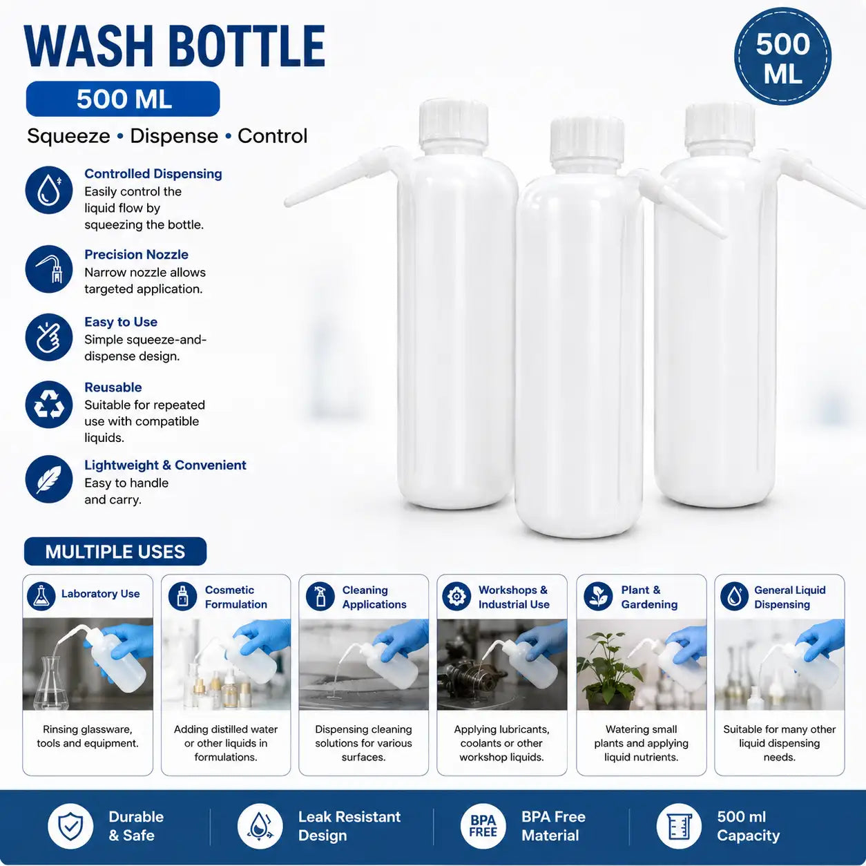 Dispensing Wash Bottle