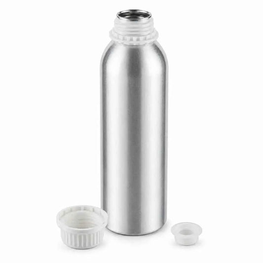 Aluminum 1 Liter Bottle with Screw Cap & Inner Seal