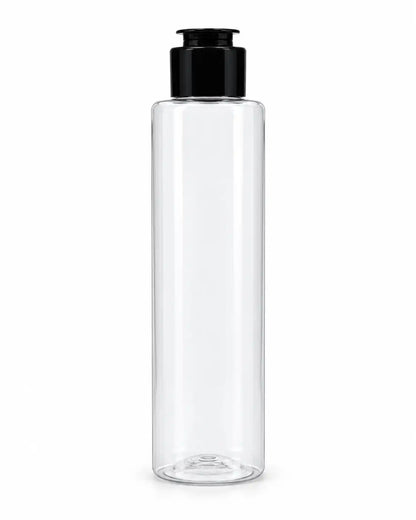 150ml clear empty flip top bottle for shampoo and body wash
