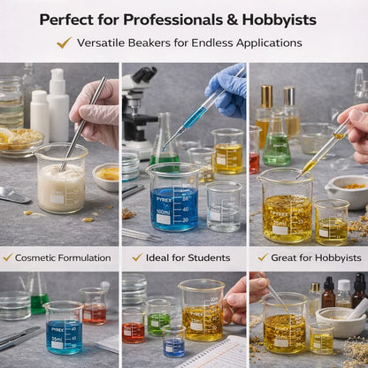 Pyrex Borosilicate Glass Beakers Set