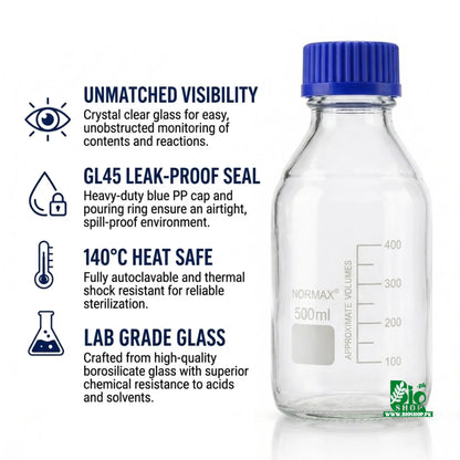 Clear Glass Bottle for Perfume Maceration, Maturation & Storage