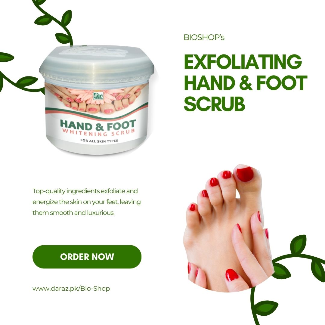 Hand and Foot Whitening Scrub