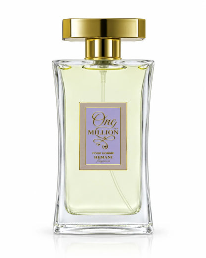 Hemani One in a Million Eau De Toilette 100ml bottle with gold box