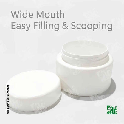 High-Quality 100ml Empty Cream Jar – Double Wall Cosmetic Plastic Jar Design for DIY Cosmetics