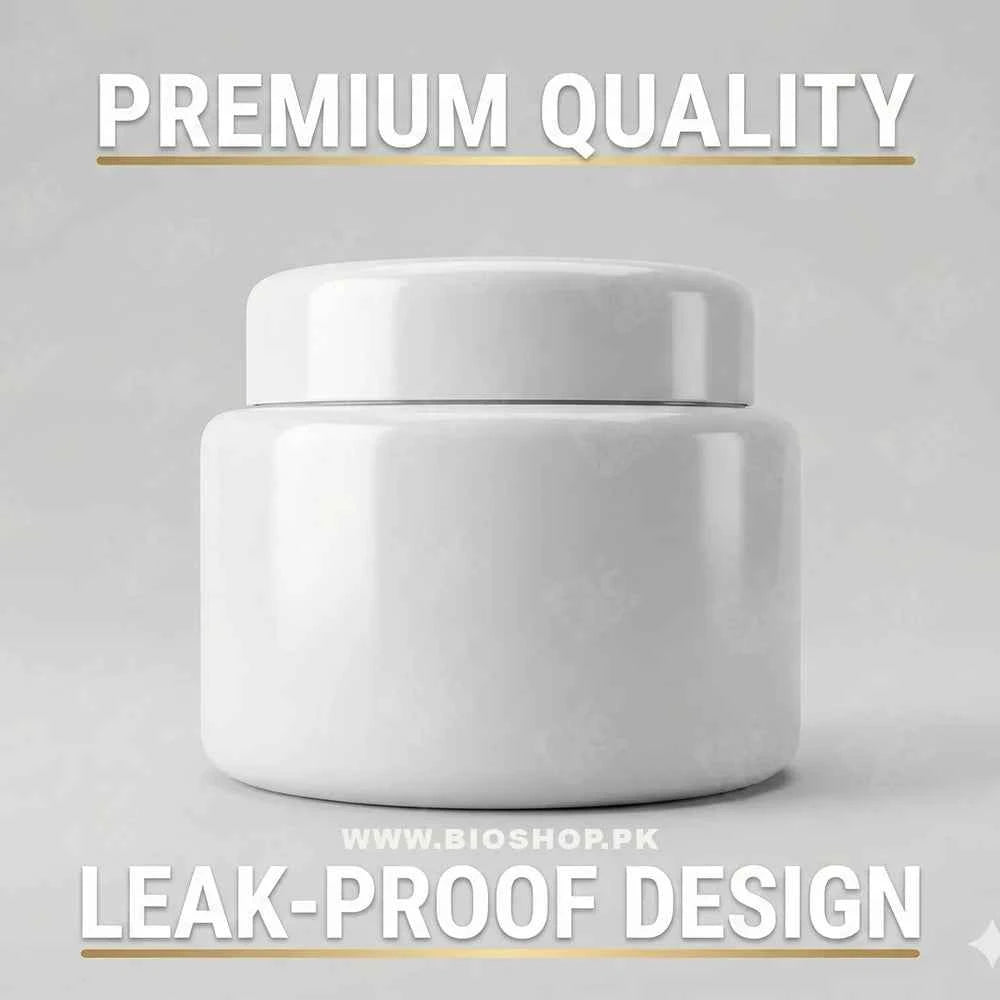High-Quality 100ml Empty Cream Jar – Double Wall Cosmetic Plastic Jar Design for DIY Cosmetics
