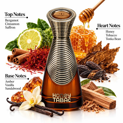 ParisBelle Honey Tabac 100ml luxury perfume spray image
