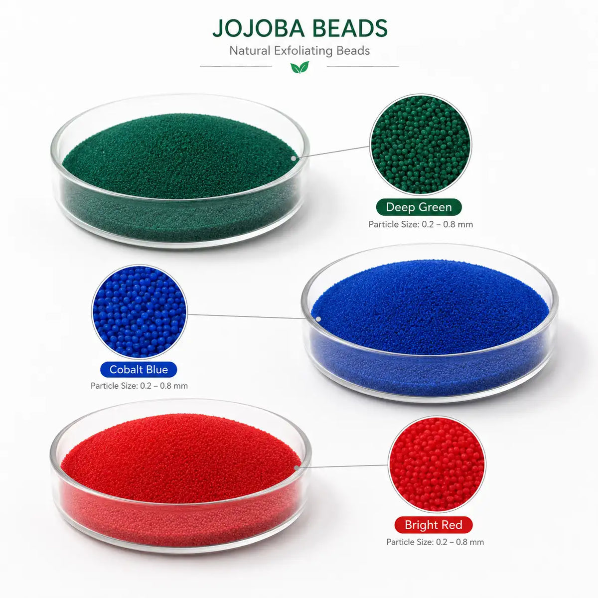 Jojoba Beads for Face Scrub Body Scrub Hand and Foot Care Products