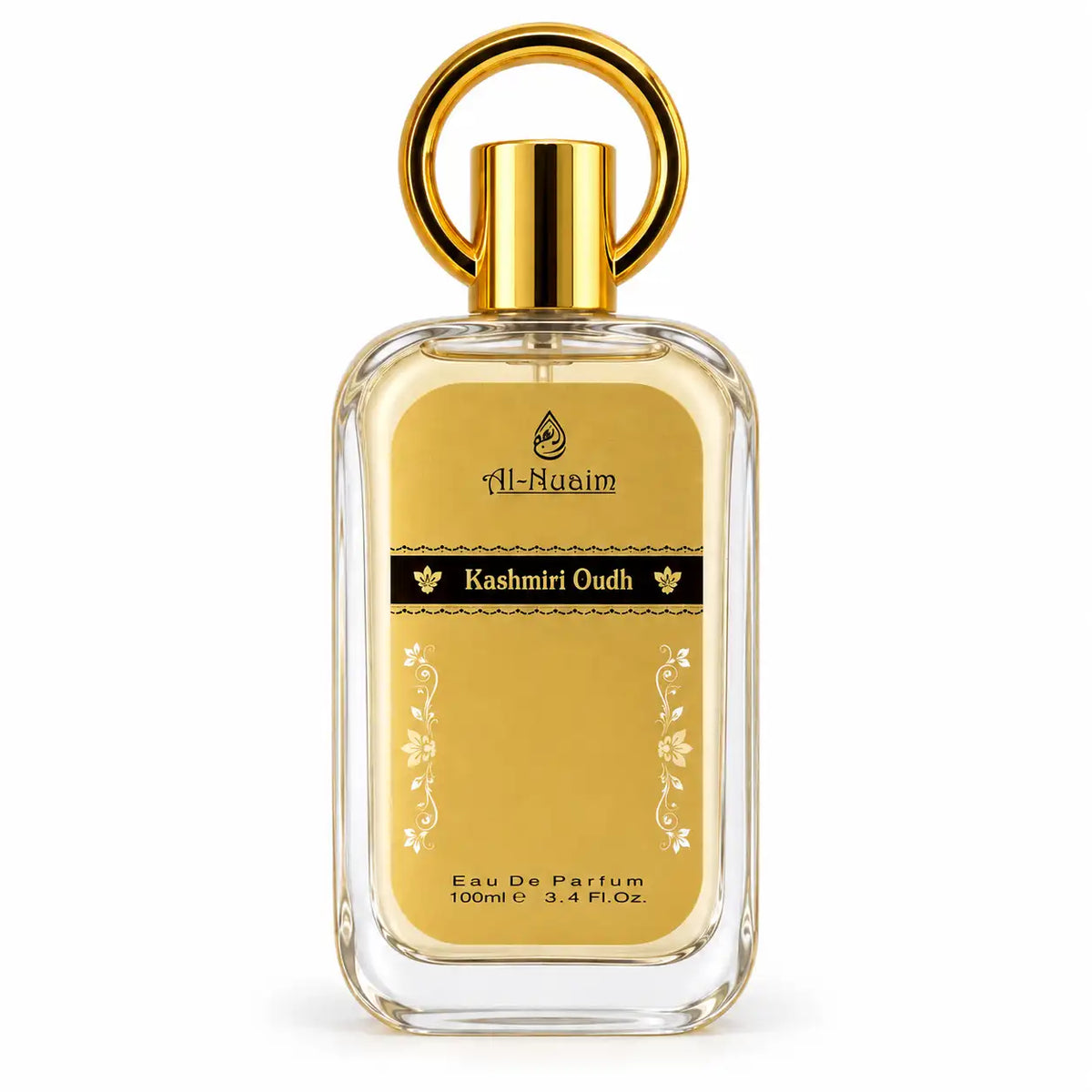 Al-Nuaim Kashmiri Oudh 100ml perfume bottle on white background