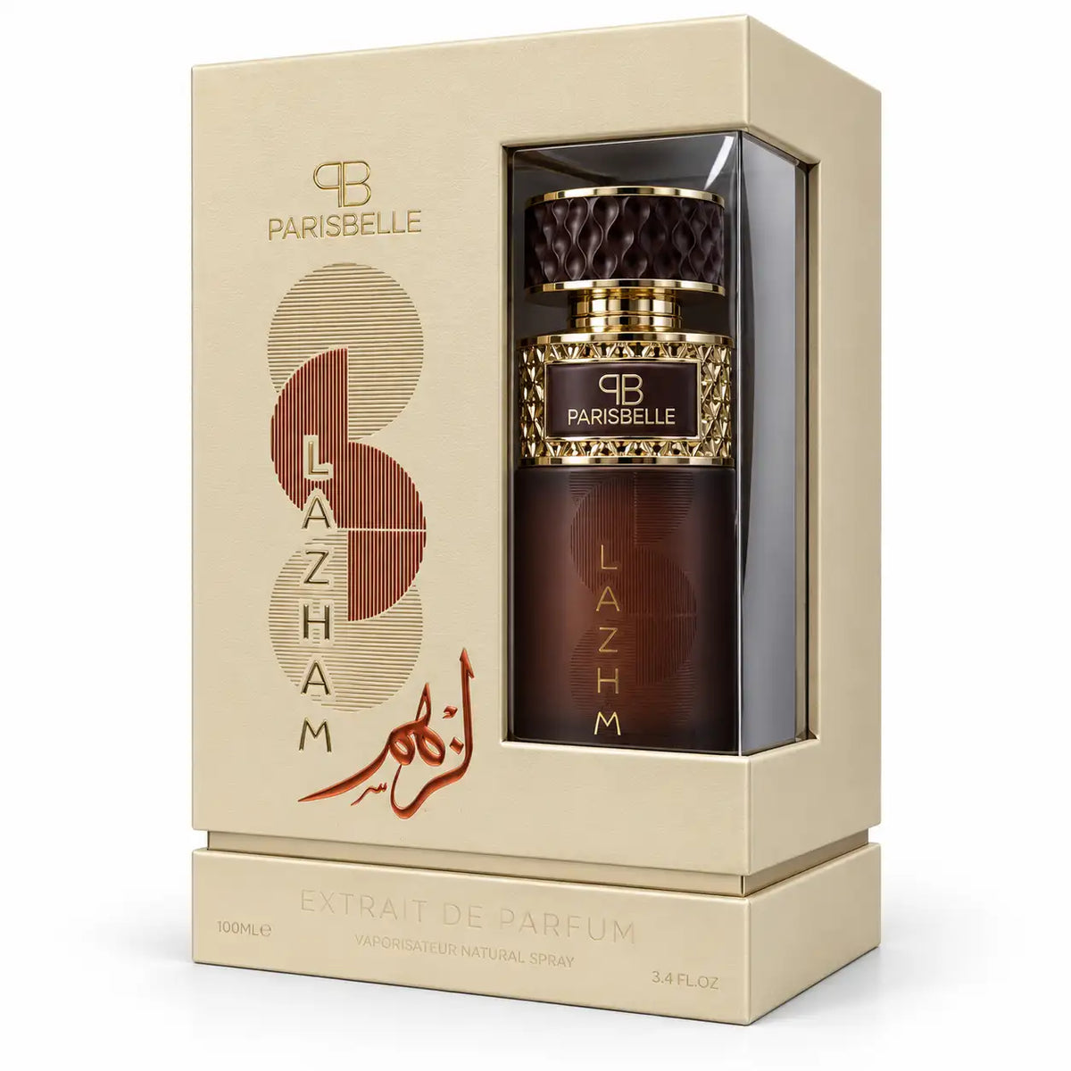 Lazham by Parisbelle Extrait de Parfum 100ml luxury fragrance