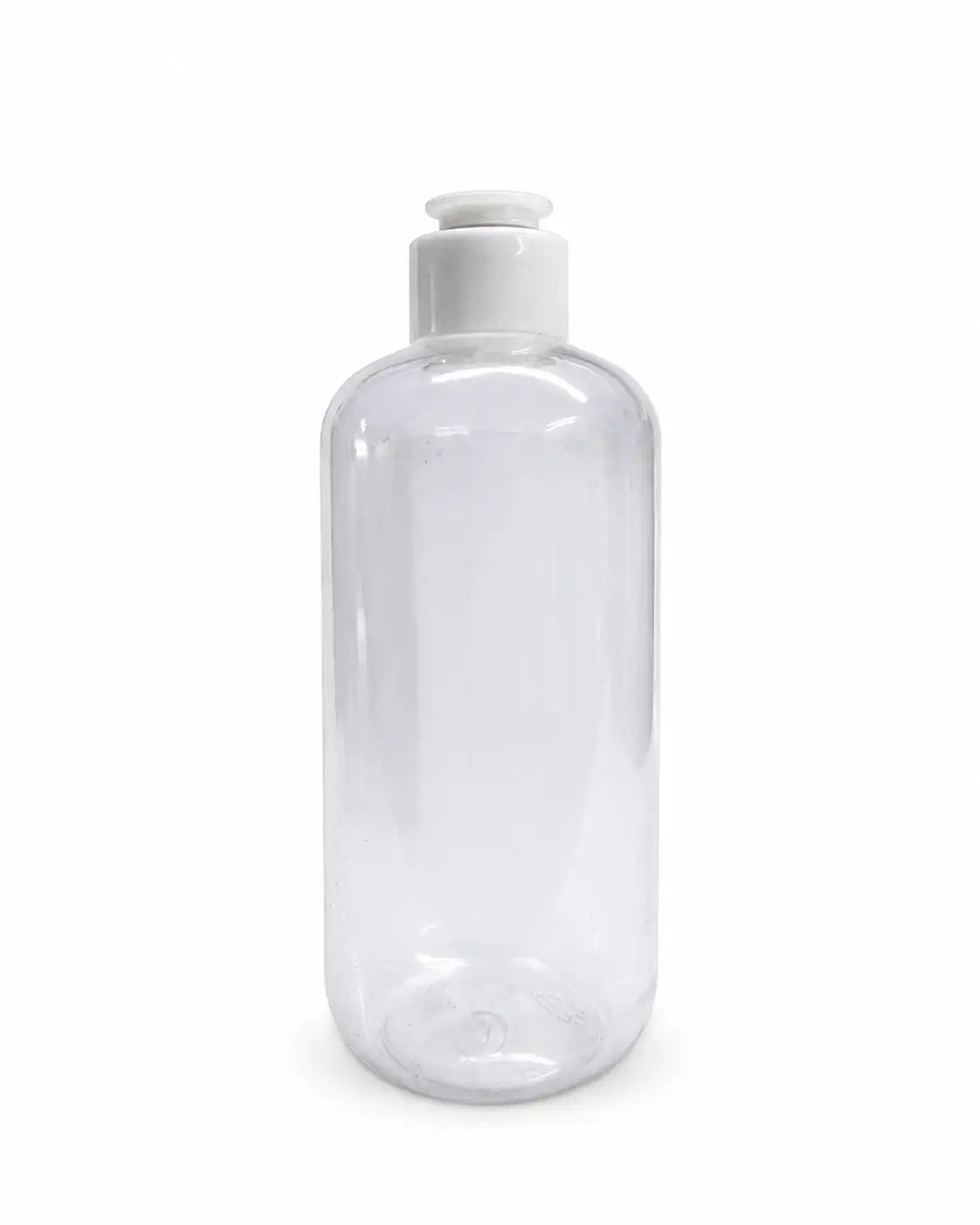 300ml_clear_PET_bottle_with_white_press_top_cap_for_shampoo_and_conditioner_1