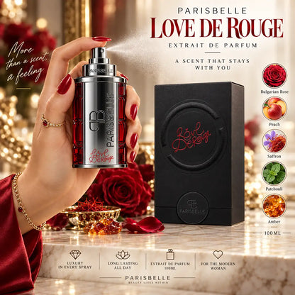 Love De Rouge by Parisbelle Extrait de Parfum 100ml luxury fragrance
