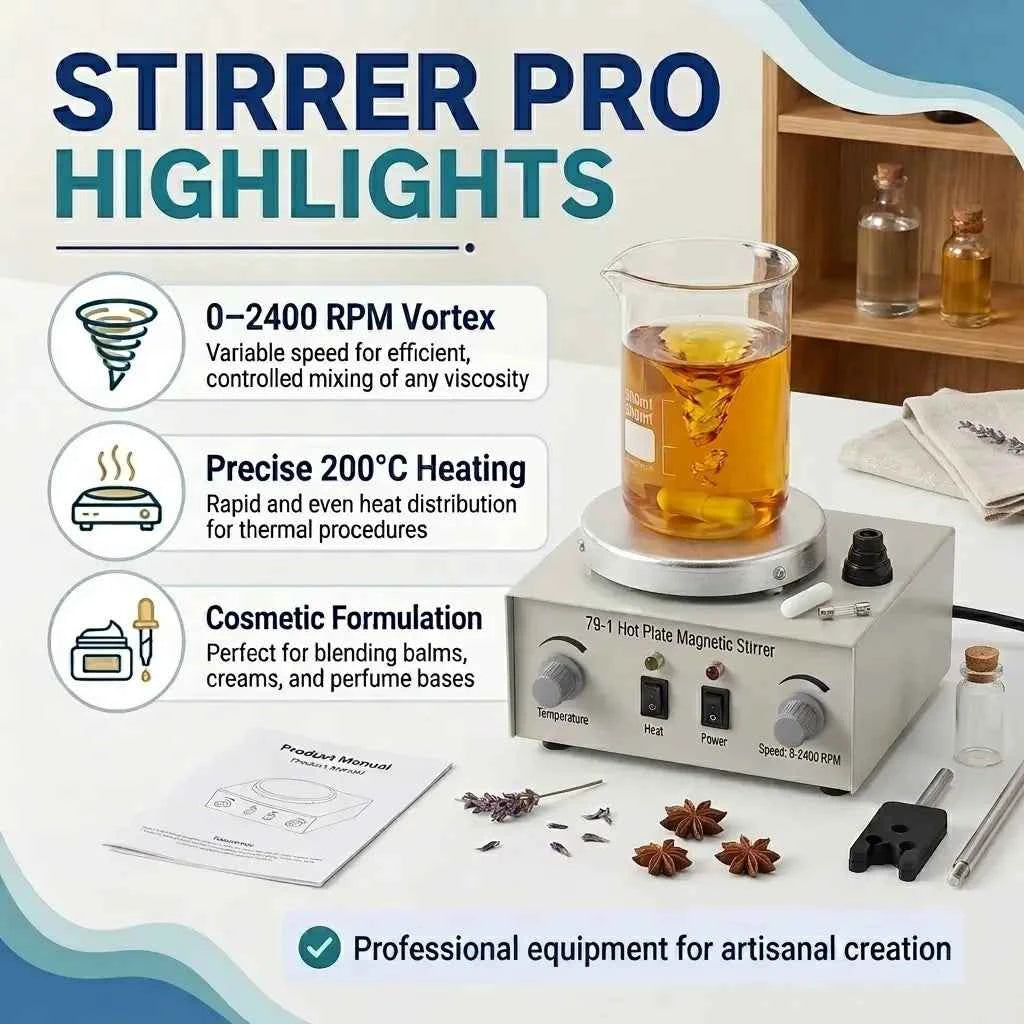 79-1 Hot Plate Magnetic Stirrer with Stand & Clamp