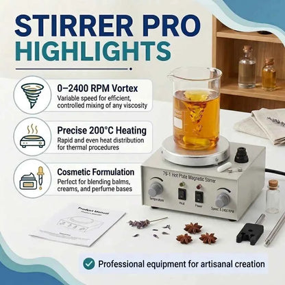 79-1 Hot Plate Magnetic Stirrer with Stand & Clamp