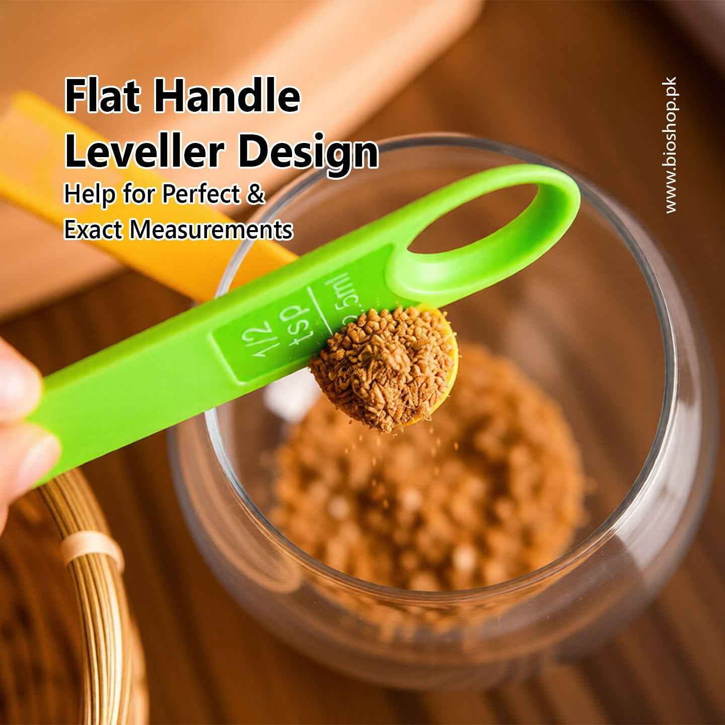 Measuring Spoons & Cups Set (10-Piece) | Accurate DIY & Kitchen Measuring Tools