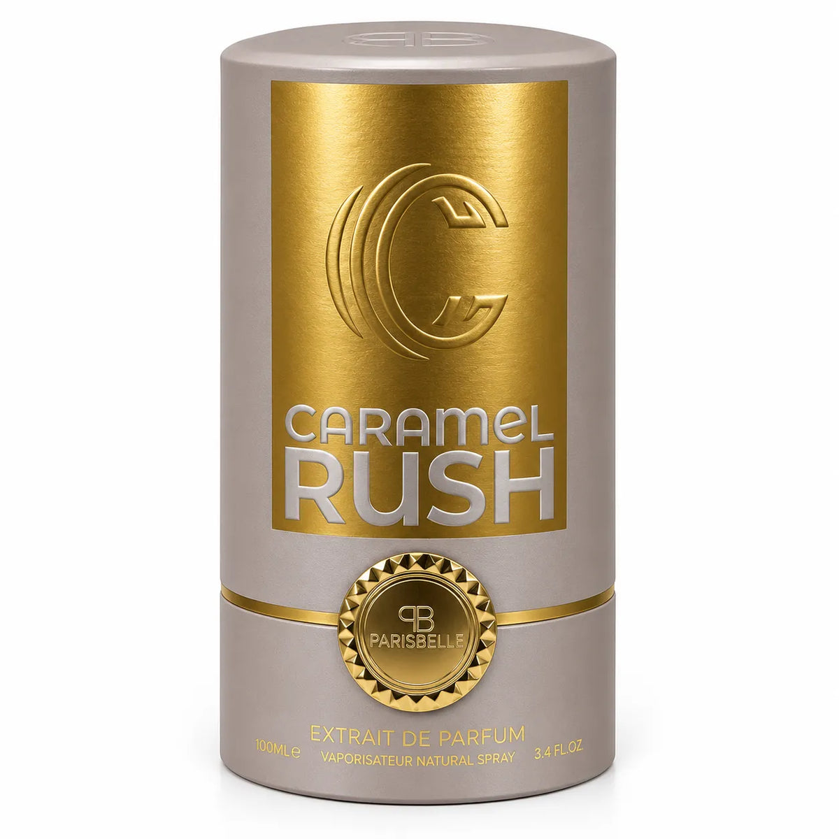 Caramel Rush Extrait De Parfum 100ml luxury fragrance bottle