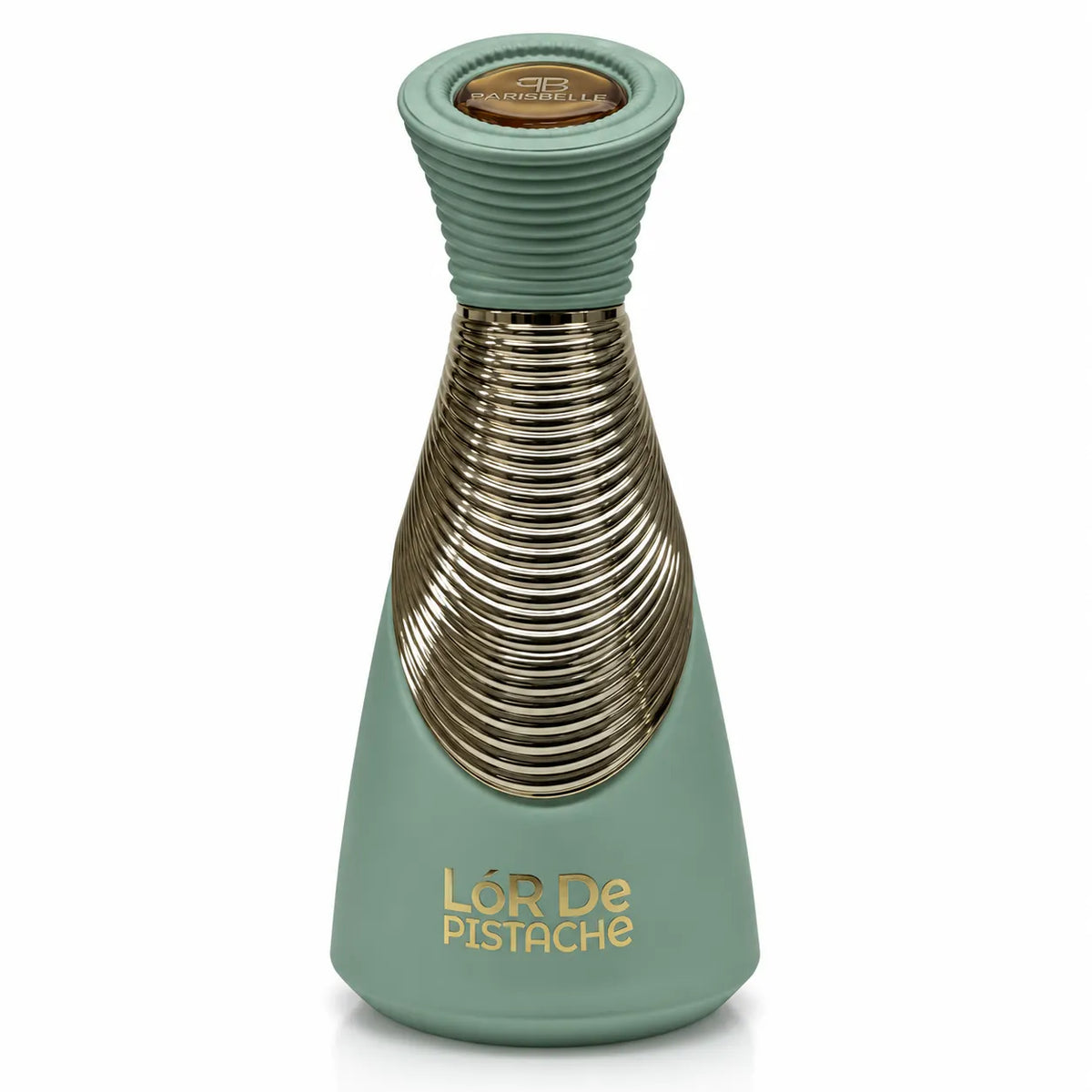 ParisBelle Lór De Pistache Extrait De Parfum 100ml pistachio green and gold bottle