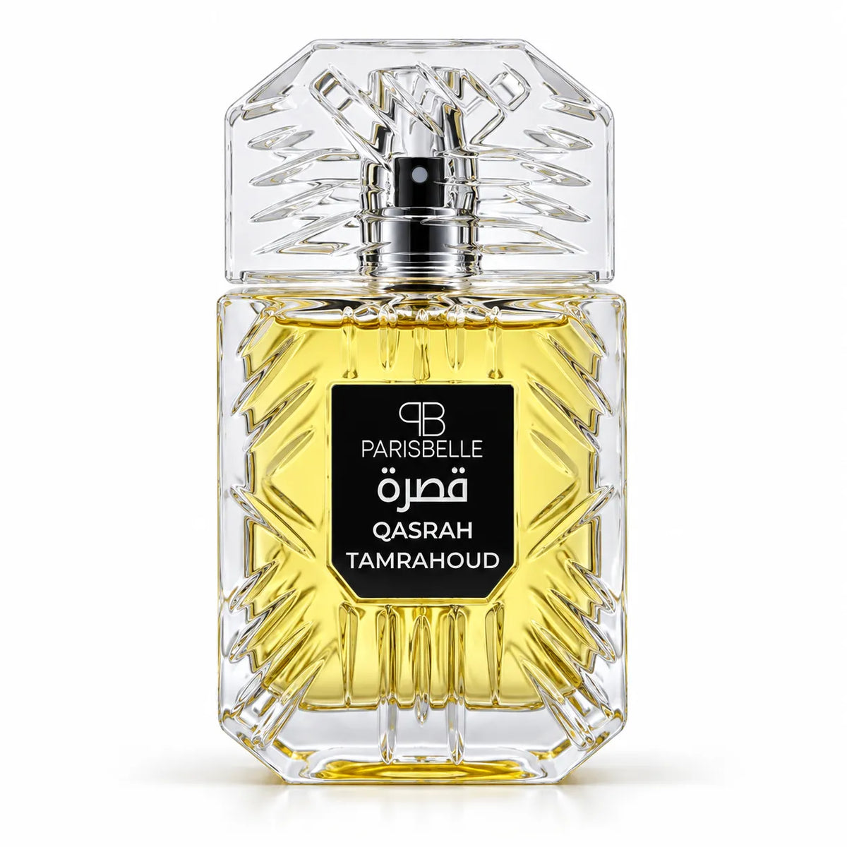 ParisBelle Qasrah Tamrahoud Extrait de Parfum 100ml on white background