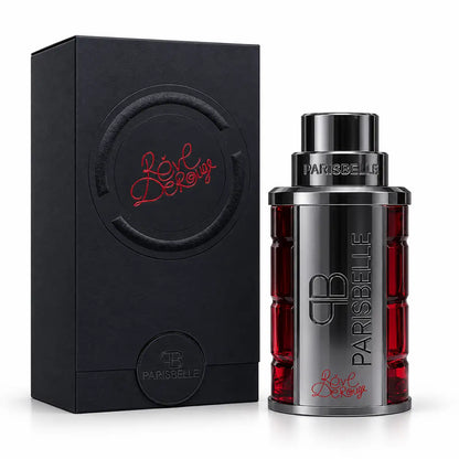 Parisbelle Love De Rouge Extrait de Parfum 100ml black and red perfume bottle