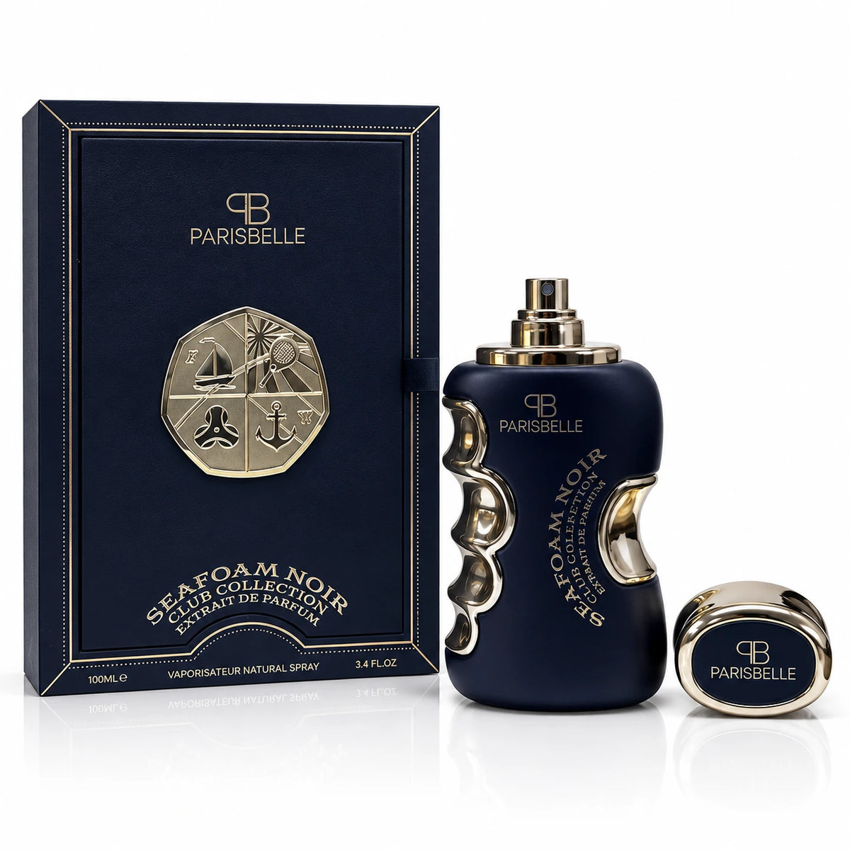Seafoam Noir Parisbelle premium perfume gift presentation
