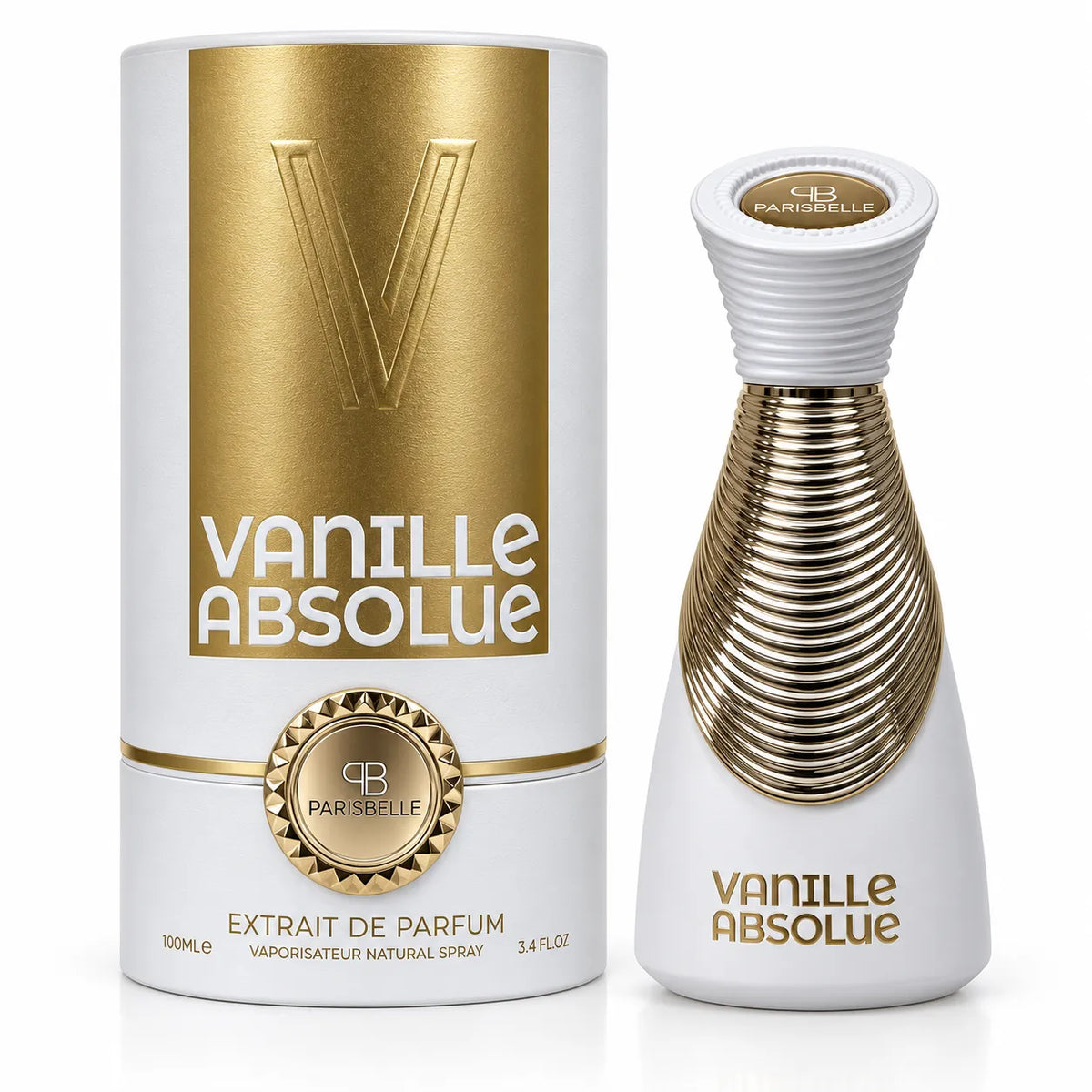 Parisbelle Tonka Brulee Extrait de Parfum 100ml black and gold bottle