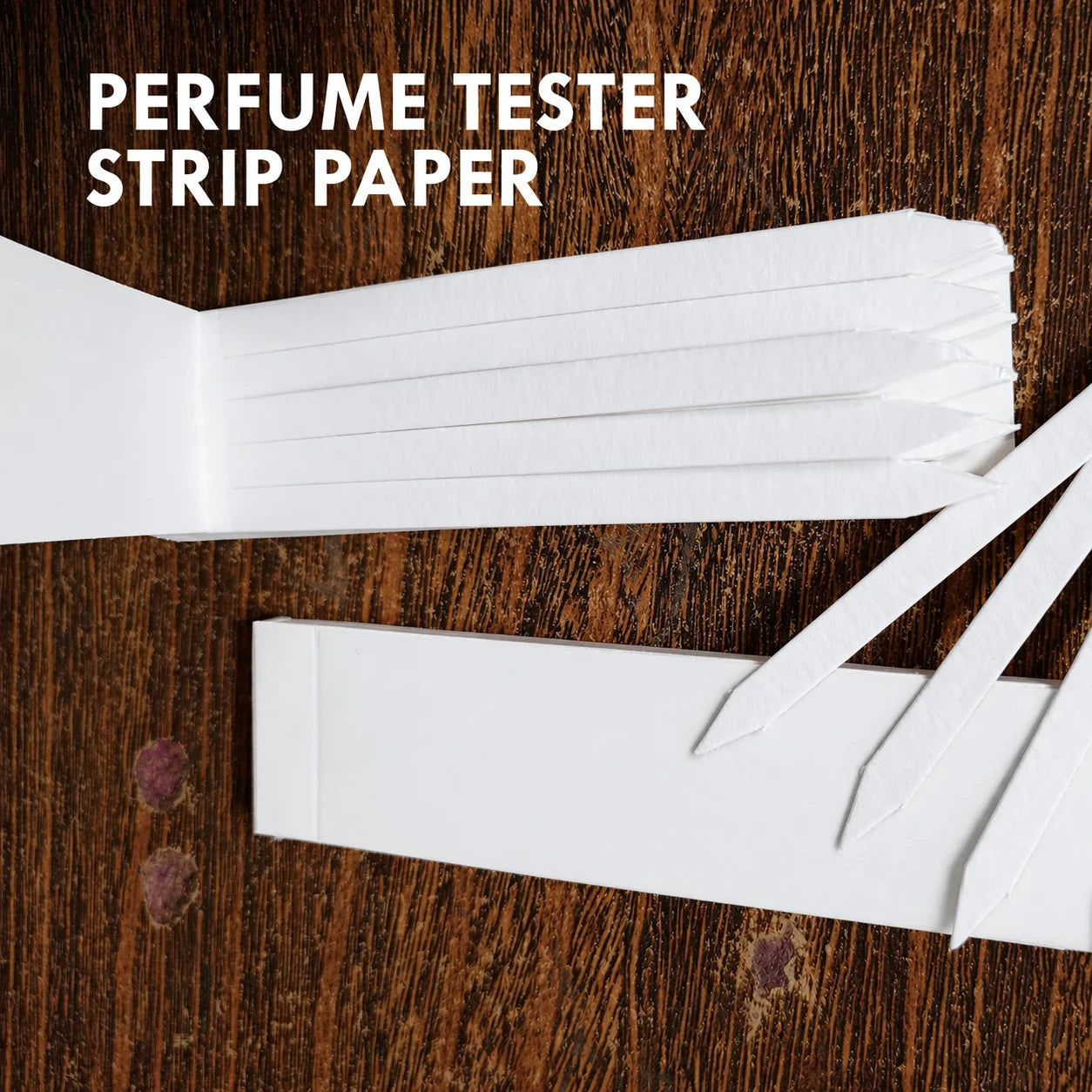 Perfume Tester Strips 60's Piece Book - White