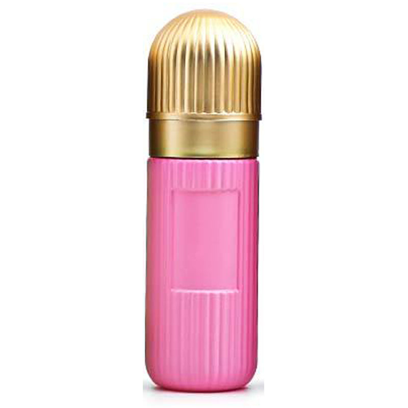 30ml Refillable Colorful Glass Empty Perfume Spray Bottle – Ribbed Design, Gold Cap