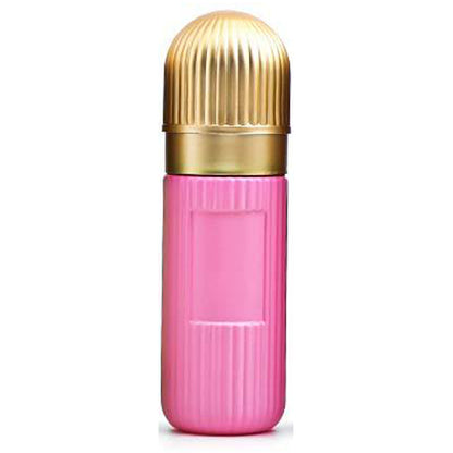 30ml Refillable Colorful Glass Empty Perfume Spray Bottle – Ribbed Design, Gold Cap