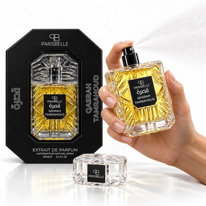 ParisBelle Qasrah Tamrahoud perfume bottle 100ml
