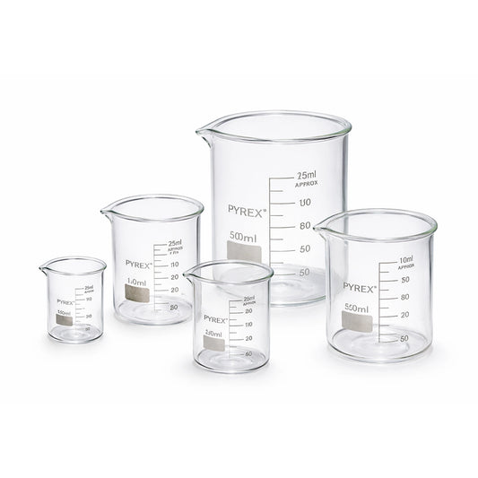 Pyrex Borosilicate Glass Beakers – 5ml to 5000ml