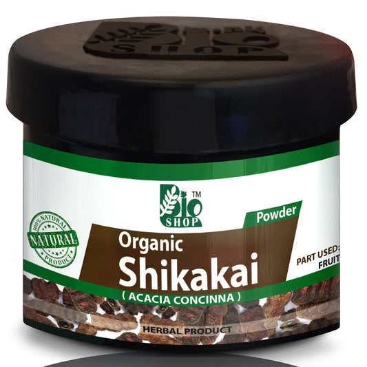 Organic Shikakai Fine Powder by Bio Shop™ 100% Natural - best for Hair care Recipes