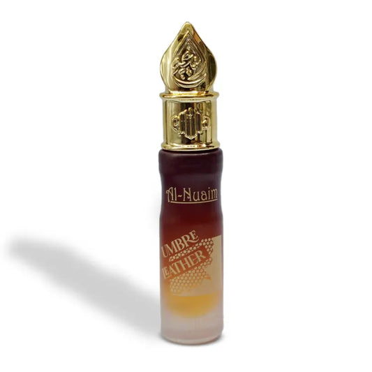 Al Nuaim Umbre Leather Attar 6ml Roll-on (GOLD SERIES) - BioShop™ Pakistan