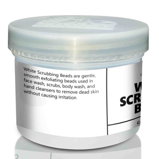 White Scrubbing Beads