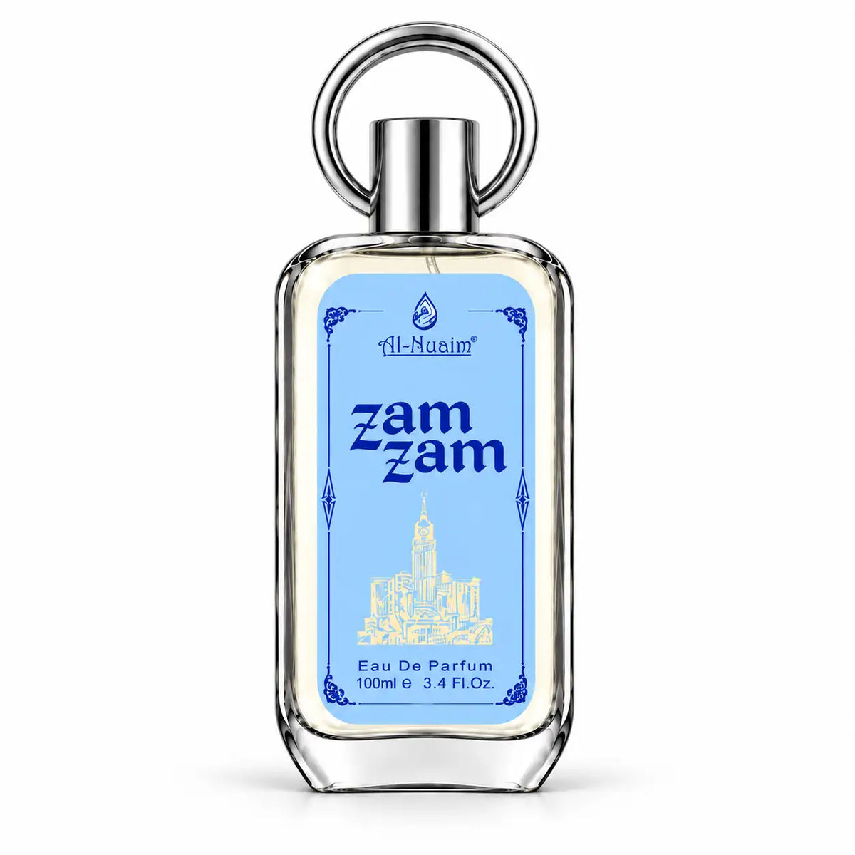 Al-Nuaim Zam Zam 100ml perfume bottle on white background