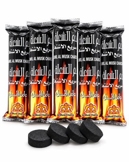 Al Musk Quick Light Magic Charcoal Tablets for Bakhoor & Incense