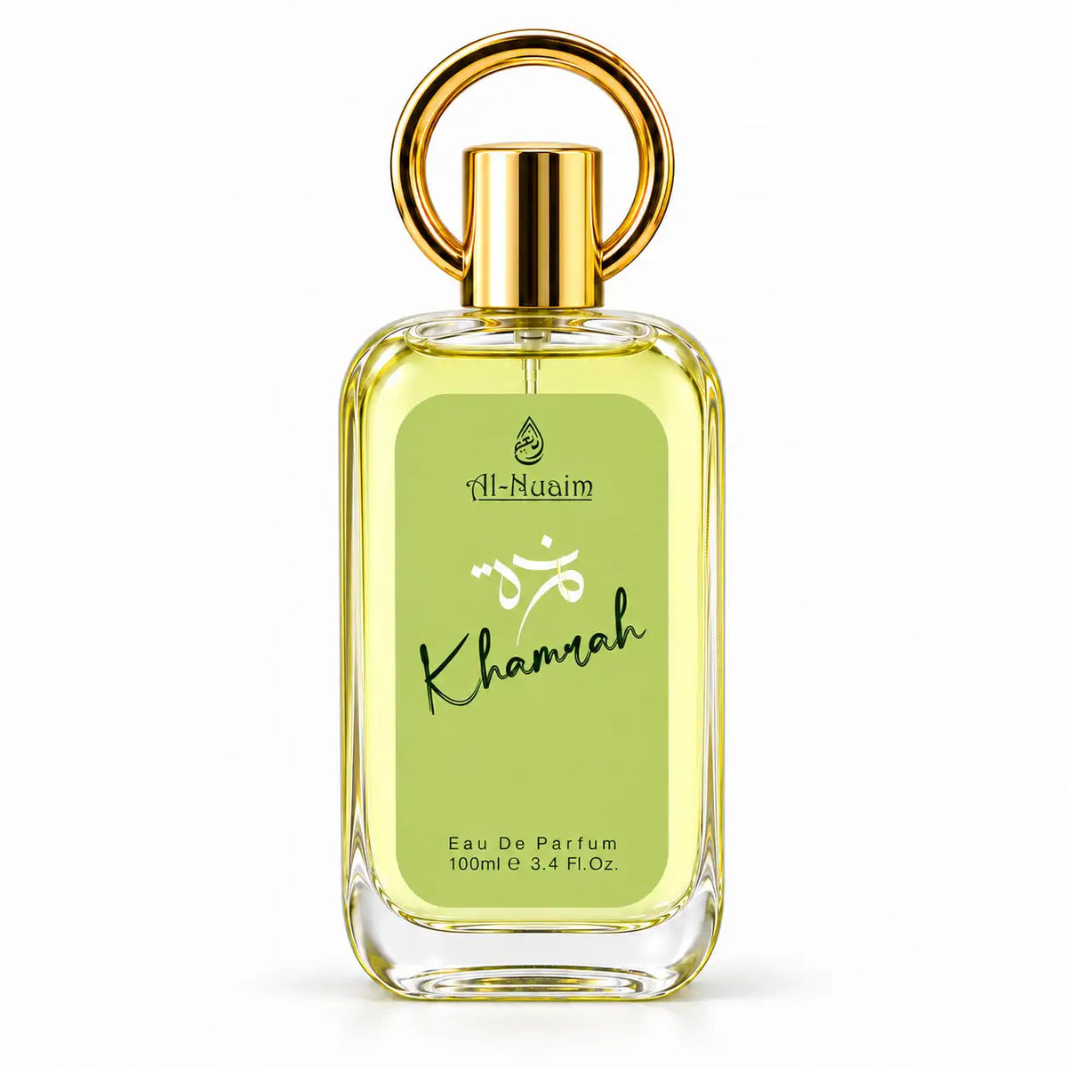 Al-Nuaim Khamrah Eau De Parfum 100ml bottle on white background
