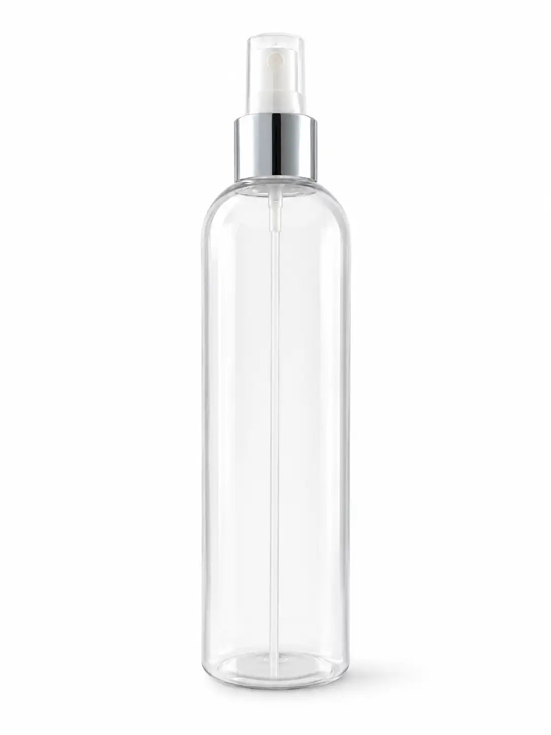 250ml-clear-fine-mist-spray-bottle-silver-