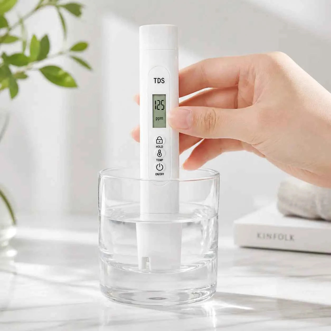 TDS/TEMP Meter – Digital Water Quality Tester 0–9990 ppm