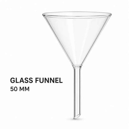 Glass Funnel – Clear Laboratory Funnel for Perfume, Essential Oils & DIY Use