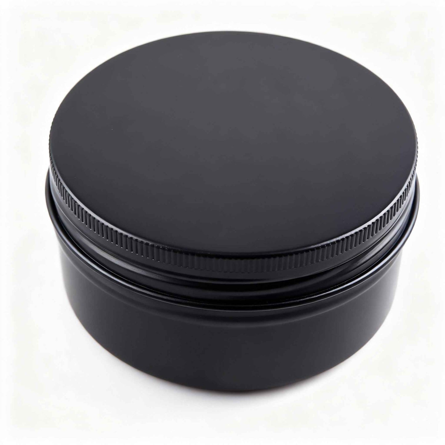 Aluminium Tin Containers – 30g Black Colour| Premium Cosmetic & Balm Packaging