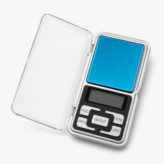 MH-500 digital pocket scale 500g x 0.1g with open protective cover