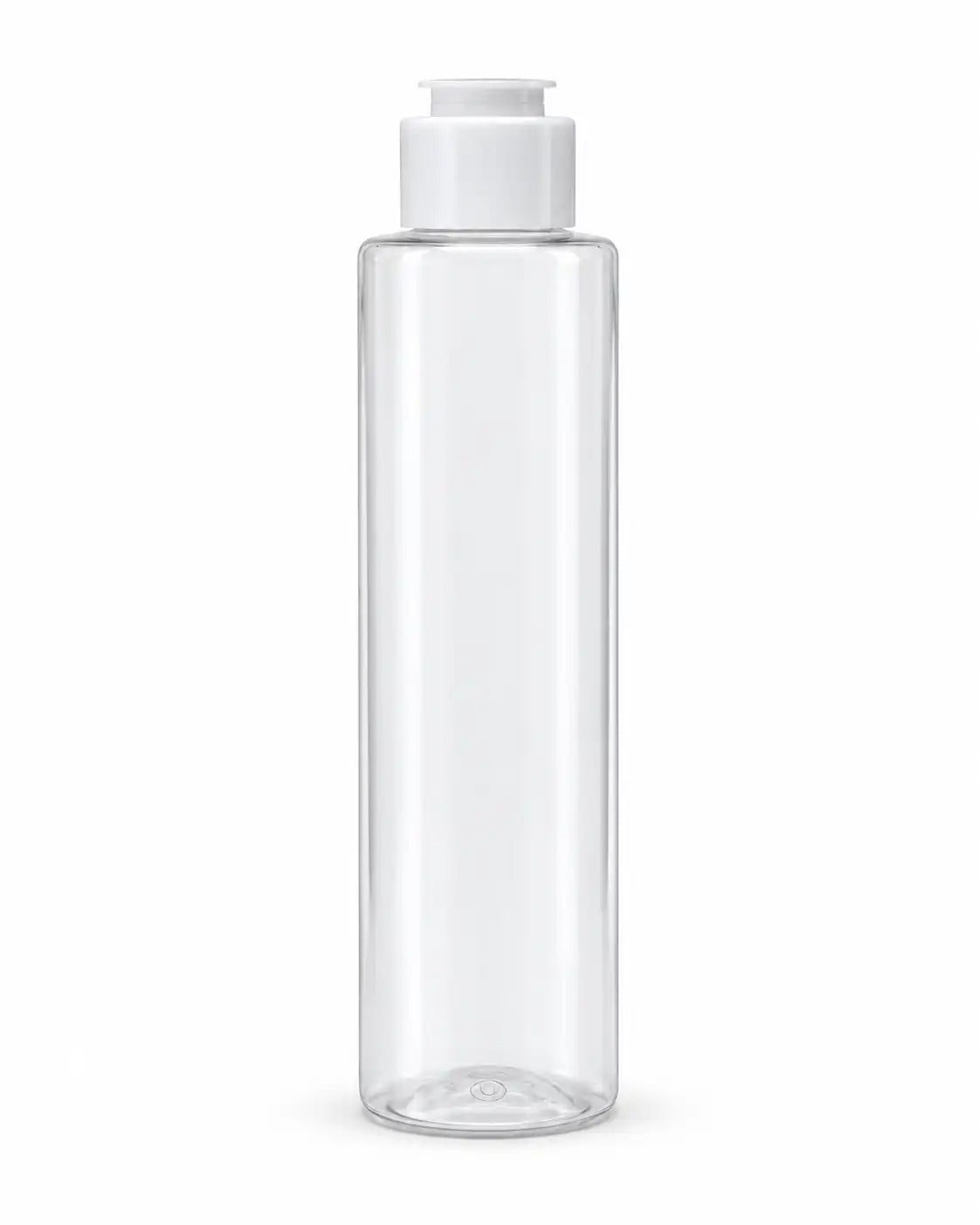 150ml flip top plastic bottle for skincare and personal care