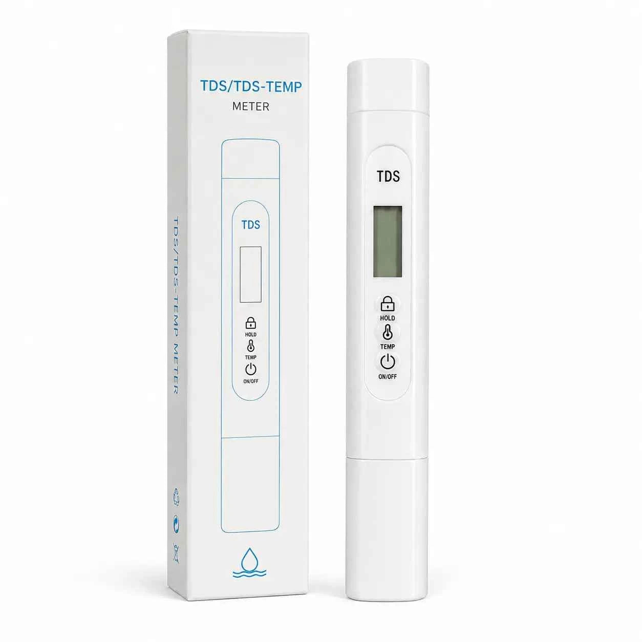 TDS/TEMP Meter – Digital Water Quality Tester 0–9990 ppm